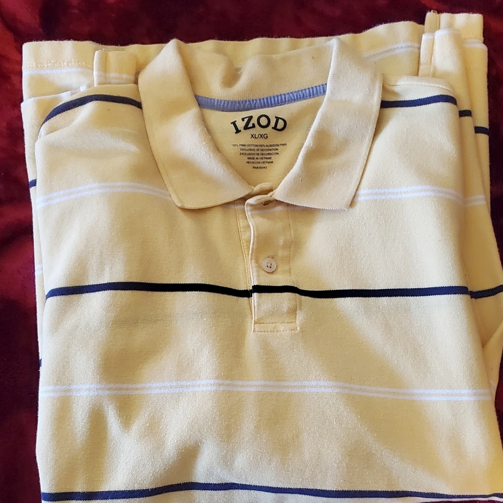 IZOD GOLF POLO SHIRTS XL (Qty 2)